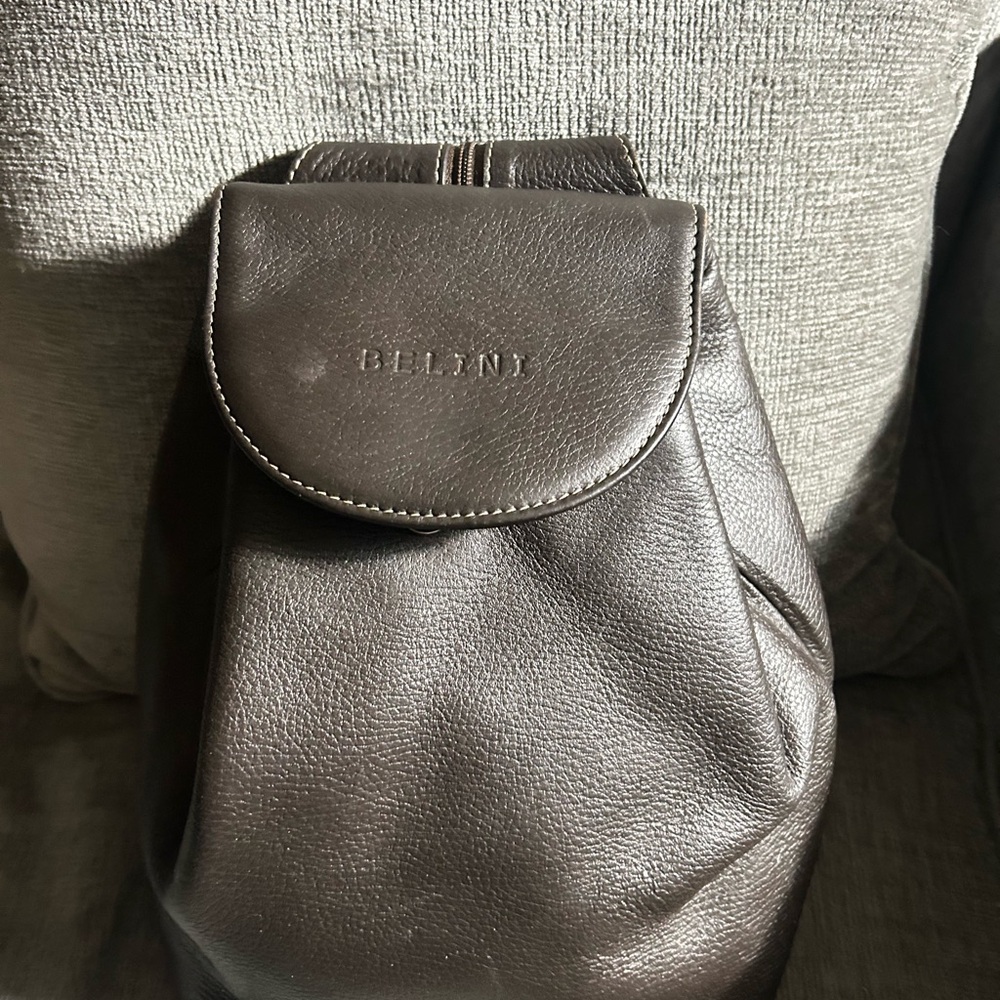 Bellini Espresso Leather Men's Backpack